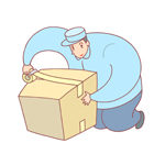 ビジネス,職業,梱包,倉庫作業,荷物配送,荷物梱包,ダンボール箱,梱包代行,配達業者,引っ越し業者