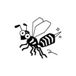 キャラクター,マスコットキャラクター,マンガ,character,キャラクターデザイン,虫,昆虫,インセクト,蜂,アシナガバチ,スズメバチ