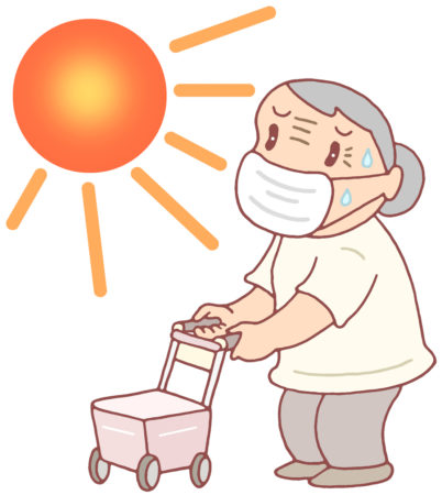 熱中症,日射病,脱水症,脱水症状,酷暑,猛暑,日差し,直射日光,発汗