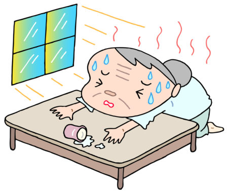 熱中症,脱水症状,室内熱中症,高温,意識障害,酷暑,猛暑,高齢者