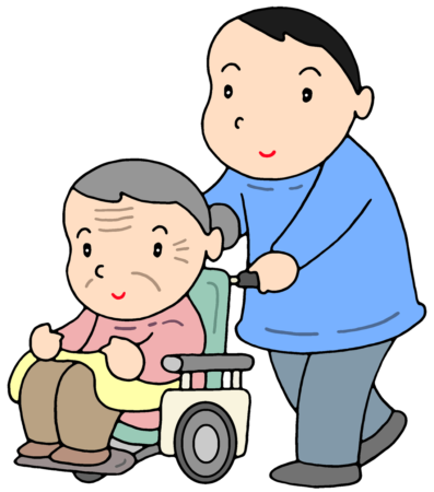 介護,介護保険,介護,車椅子,息子,要介護者,車椅子介助,高齢者,移動介助,老親,外出介助,老親介護