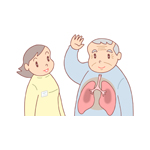 病気,疾患,疾病,肺炎,肺結核,肺気腫,肺病,肺疾患,呼吸器疾患,高齢者,老人,免疫力低下