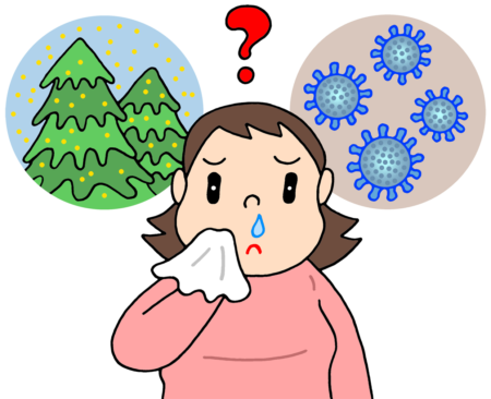 感染症,花粉症,鼻水,鼻炎,スギ花粉,感染症,コロナ感染症,新型コロナ感染症,初期症状,類似,アレルギー症状,アレルギー,花粉アレルギー