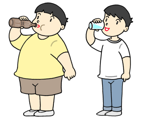 小児肥満,糖分過多,小児糖尿病,糖分取りすぎ,生活習慣病,肥満,高カロリー飲料,コーラ,ジュース,糖質過剰摂取