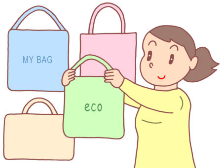 エコバッグ,マイバッグ,ショッピングバッグ,買い物袋,プラスチックごみ削減,環境問題,リユーザブルバッグ,レジ袋削減,ポリ袋削減
