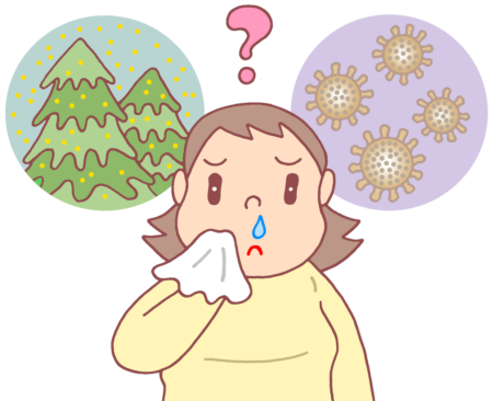 COVID‑19,新型コロナウイルス,新型コロナウイルス感染症,花粉症,鼻水,鼻炎,スギ花粉,感染症,コロナ感染症,新型コロナ感染症,初期症状,類似,アレルギー症状,アレルギー,花粉アレルギー