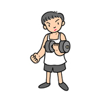 ダンベル,体力アップ,体力向上,パワーアップ,筋力アップ,鉄アレイ,筋肉トレーニング,筋トレ,筋力エクササイズ