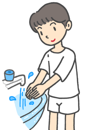 手洗い,ハンドウォッシュ,流水洗浄,清潔,接触感染防止,接触感染予防,手指洗浄,手指衛生